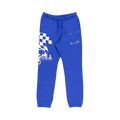 Mr. Saturday Dada Check Sweatpants "Blue"