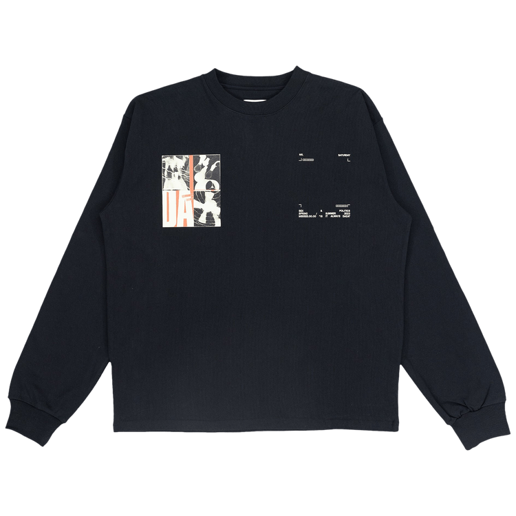 Mr. Saturday Dada Check Long-Sleeve Tee "Black"