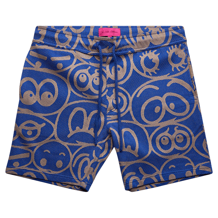 The Elder Statesman Expression Short "Blue Jay/Khaki"