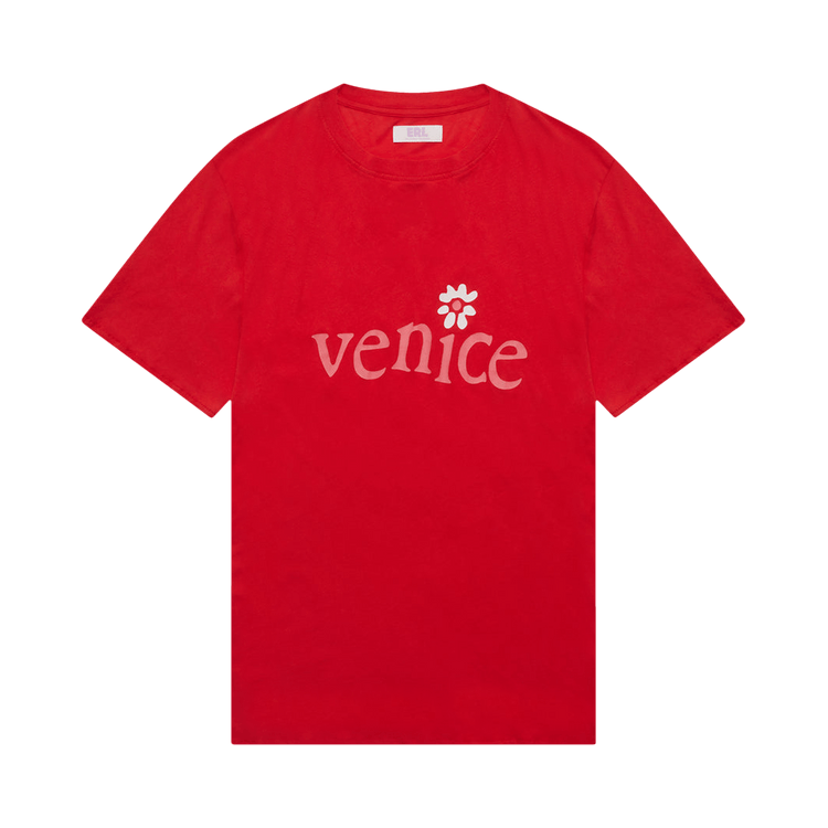 ERL Venice Print T-Shirt "Red"