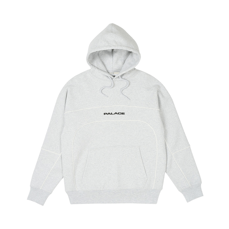 Palace Track Hood "Grey Marl"
