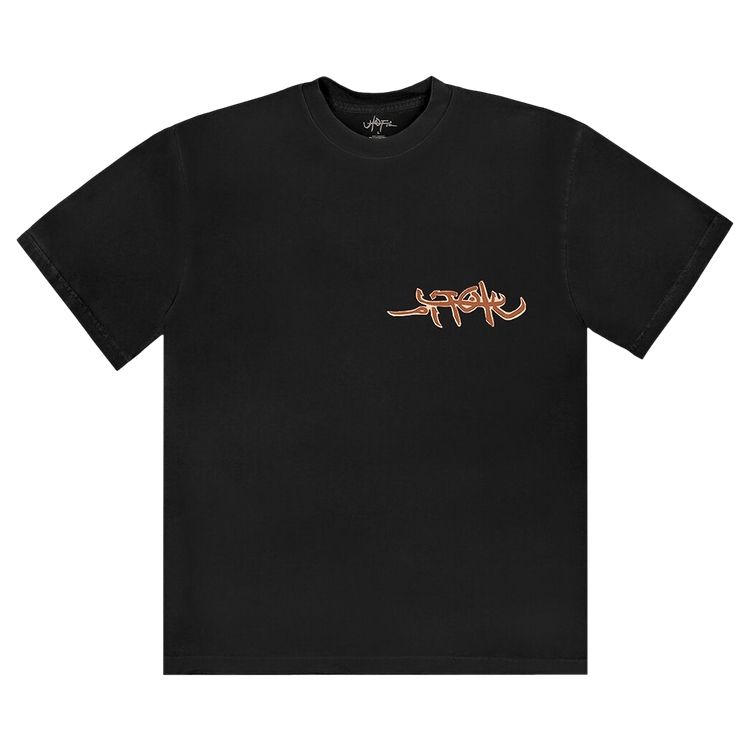 Cactus Jack by Travis Scott Manuscript Tee "Black"