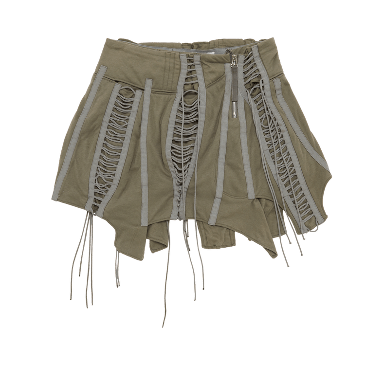 Vintage Helmut Lang Aviator Skirt "Grey"