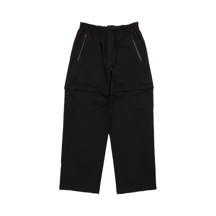 Bottega Veneta Paneled Convertible Twill Pants "Black"