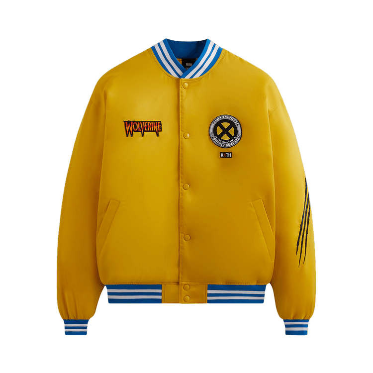 Kith For X-Men Wolverine Satin Bomber Jacket "Power"