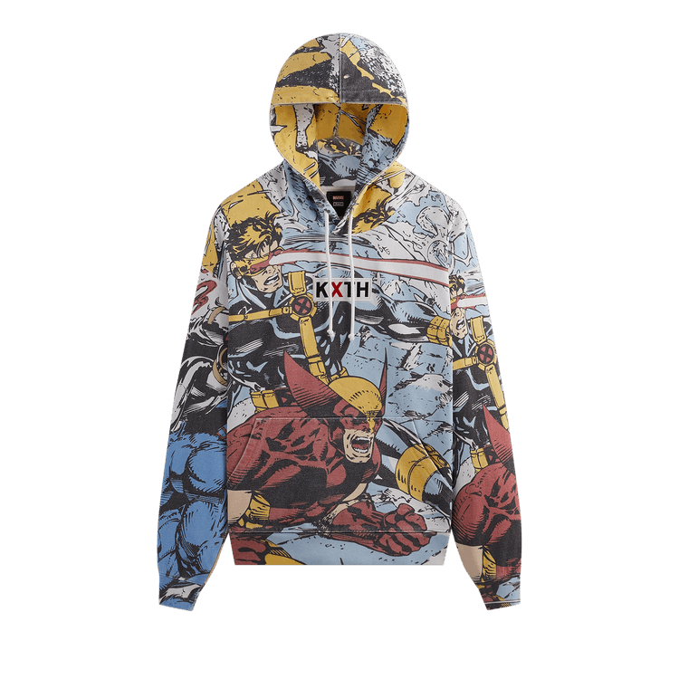 Kith For X-Men Battle Hoodie "White"