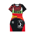 Marine Serre Regenerated Graphic T-Shirt Mini Dress "Red"