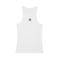 Marine Serre Organic Cotton Rib 2X2 Tank Top "White"