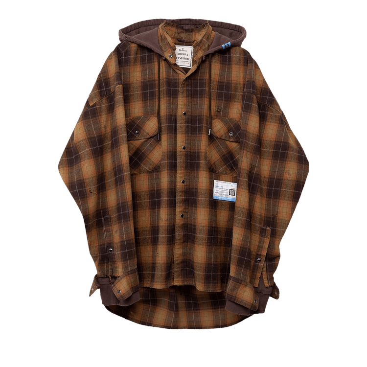Maison Mihara Yasuhiro Hoodie Layered Shirts "Yellow"