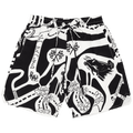 Rhude Strada Silk Short "Black/White"