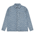 ERL Denim Jacquard Overshirt "Light Blue"