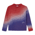 ERL Degrade V Neck Sneater "Blue/Red/White"