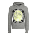 Off-White Arrow Moon Chunky Knit Hoodie "Grey/Black"