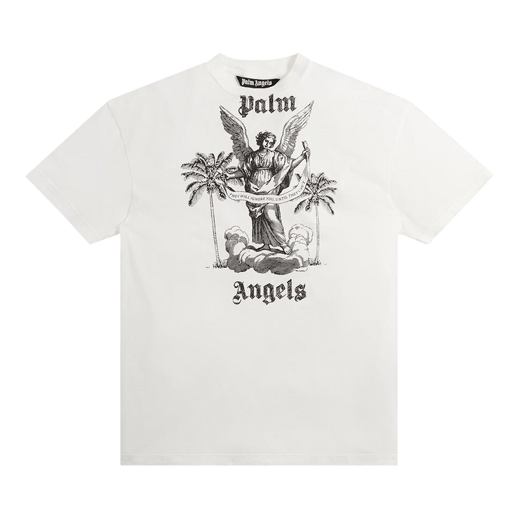 Palm Angels University Tee "White/Black"