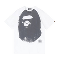 BAPE Overprinted Ape Head Tee "White"