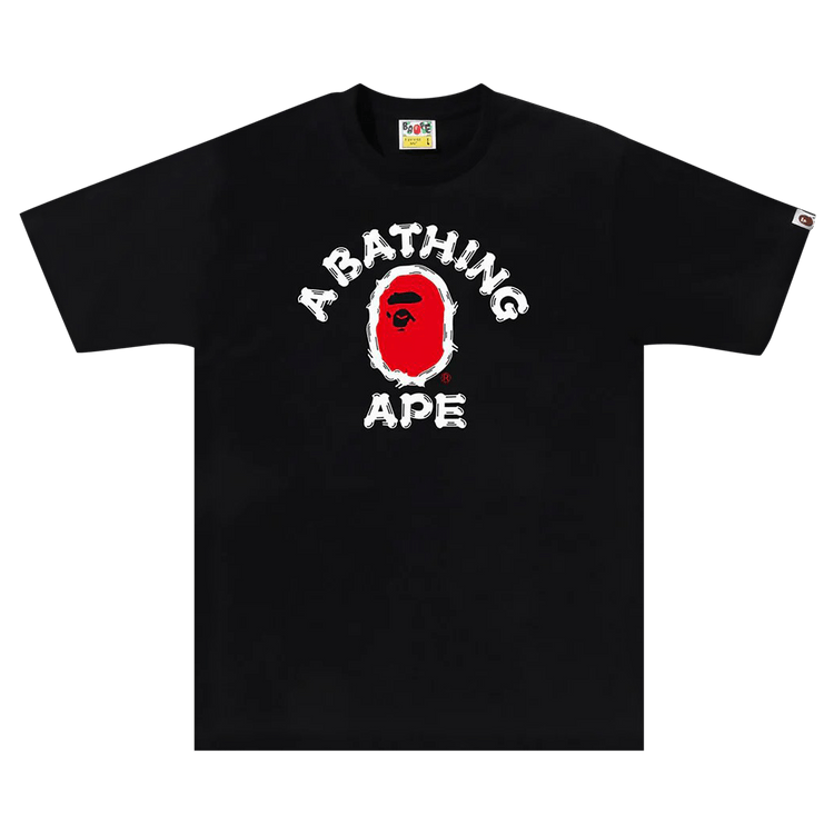 BAPE Brush College Tee "Black"