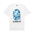 BAPE ABC Camo By Bathing Ape Tee "White/Blue"