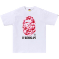 BAPE ABC Camo By Bathing Ape Tee "White/Pink"