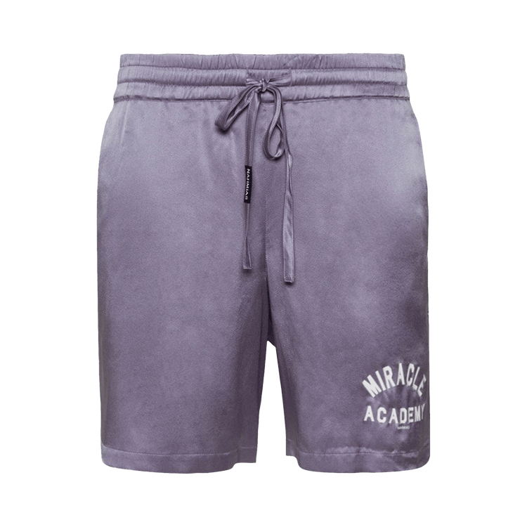 Nahmias Miracle Academy Silk Shorts "Fog"