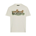 Amiri Cheetah Logo Tee "Alabaster"