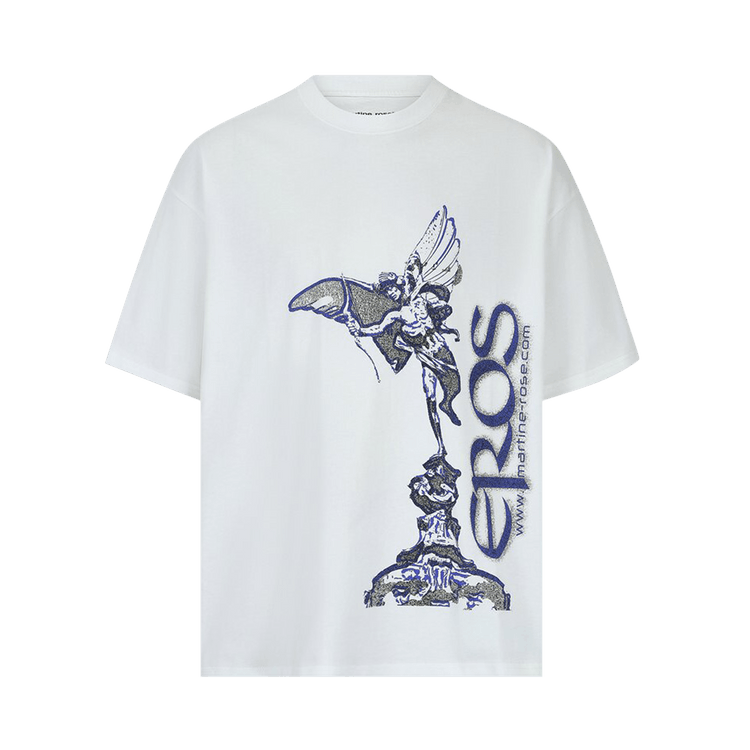 Martine Rose Oversized Short-Sleeve T-Shirt "White/Eros Statue"