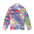 BLUEMARBLE Airbrush Print Overshirt "Multicolor"