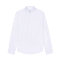 BLUEMARBLE Hooded Striped Poplin Shirt "Red/White/Navy"
