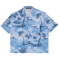 Palm Angels Sunset Bowling Shirt "Indigo Blue"