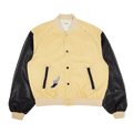 Wales Bonner Sky Varsity Jacket "Parsnip/Navy"
