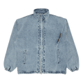 Y/Project Pinched Logo Denim Windbreaker "Ice Blue"