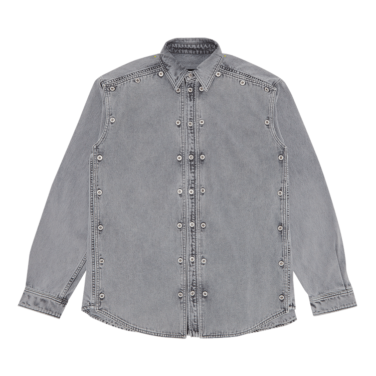 Y/Project Snap Off Denim Shirt "Grey"