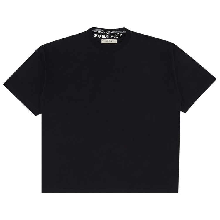 Y/Project Evergreen Triple Collar T-Shirt "Vintage Black"