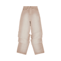 Y/Project Draped Cuff Jeans "Soft Pink"