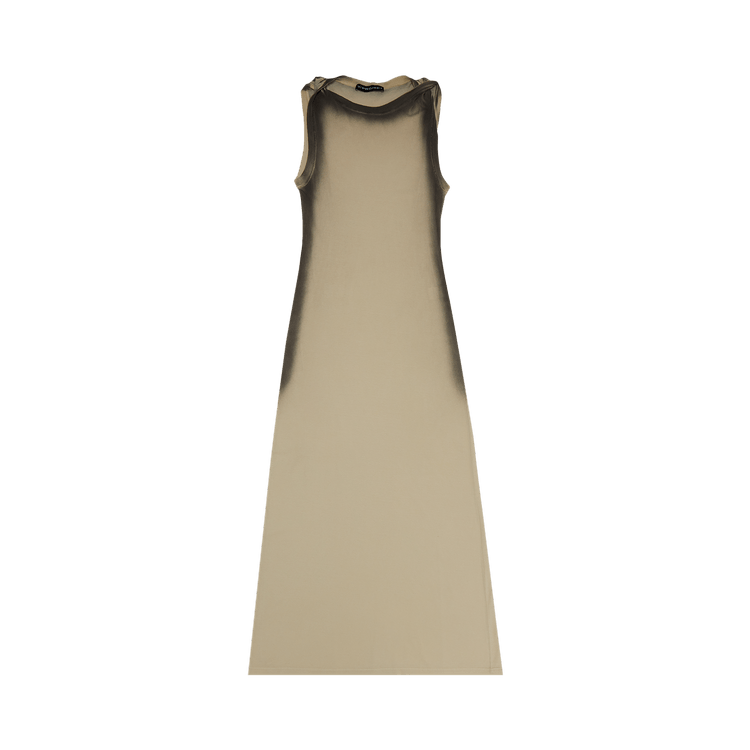Y/Project Twisted Shoulder Tank Dress "Beige Spray"