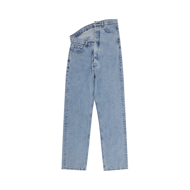 Y/Project Evergreen Asymmetric Waist Jeans "Blue"