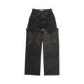 Y/Project Evergreen Maxi Cowboy Cuff Jeans "Vintage Black"