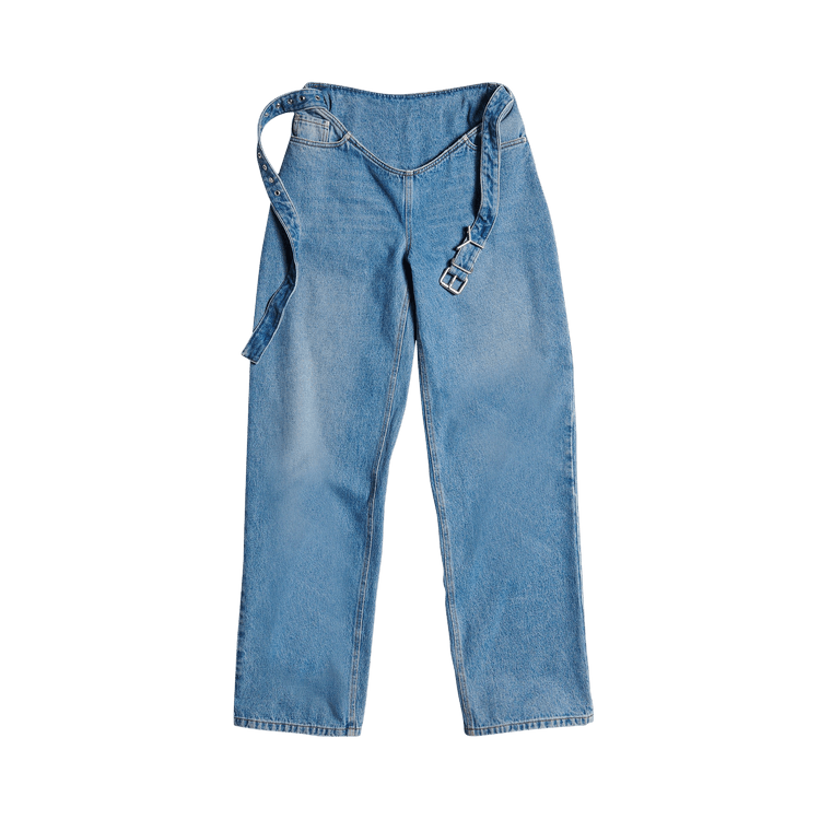 Y/Project Belt Arc Jeans "Faded Blue"