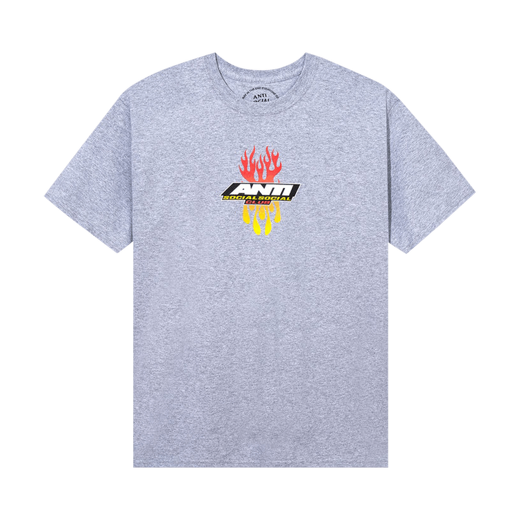 Anti Social Social Club Hot At First Tee "Ash Heather"