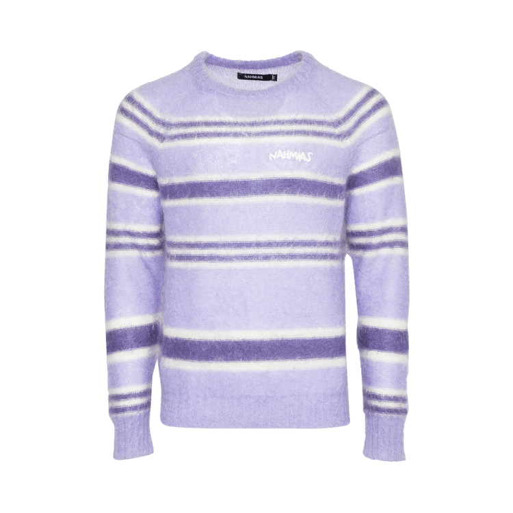 Nahmias Striped Knit Crewneck "Fog"