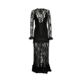 Rabanne Long-Sleeve Dress "Black"