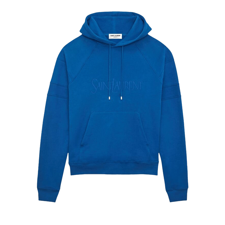 Saint Laurent Vintage Logo Hoodie "Blue"