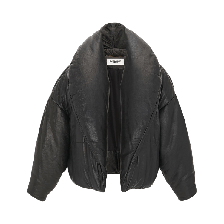 Saint Laurent Cassandre Puffer Jacket "Black"