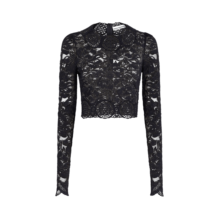 Rabanne Lace Top "Black"