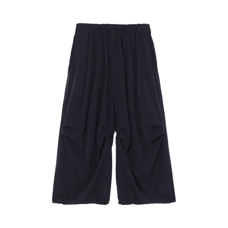 Yohji Yamamoto Crepe De Chine Parachute Pants "Black"