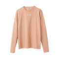 Miu Miu Jersey Long-Sleeve T-Shirt "Cipria"