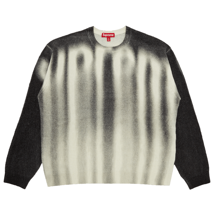 Supreme Blurred Logo Sweater "Black"