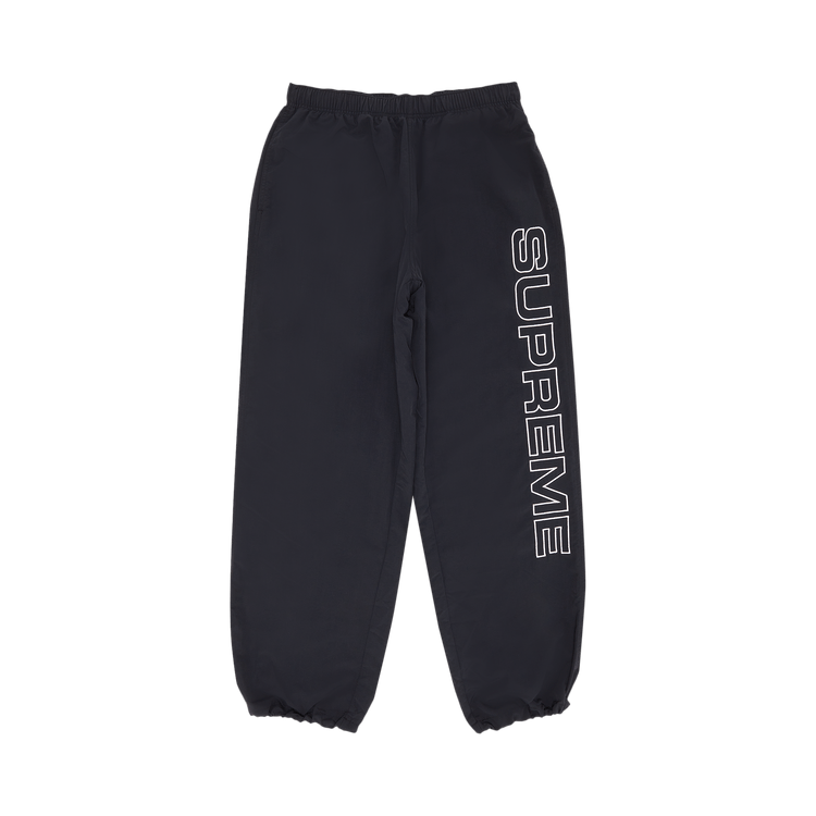 Supreme Spellout Embroidered Track Pant "Black"