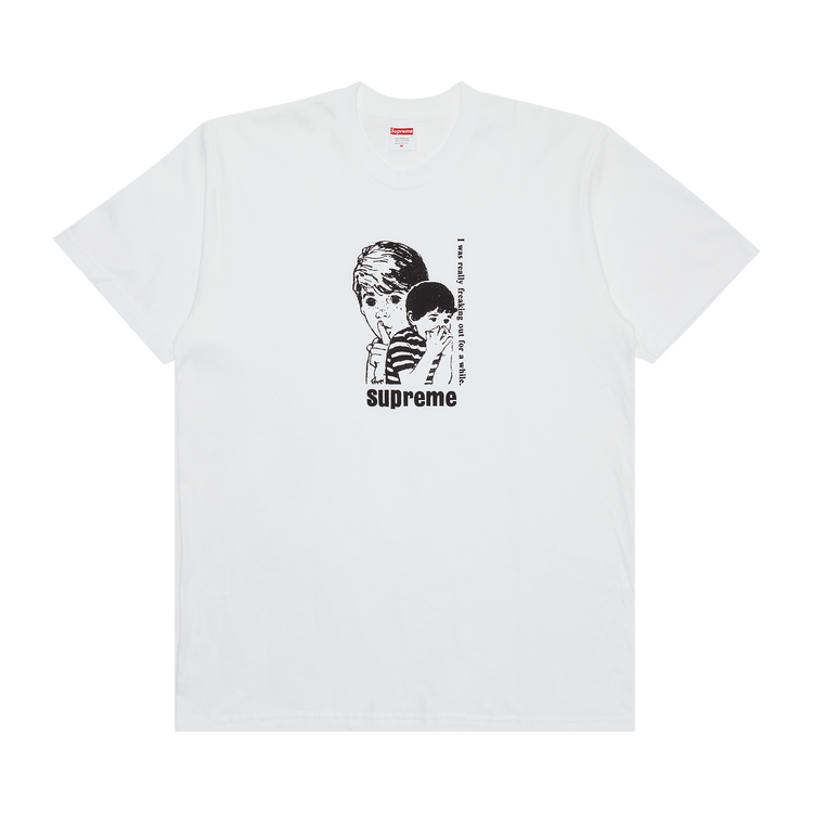 Supreme Freaking Out Tee "White"