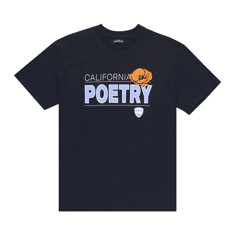 Nahmias Poetry Poppy T-Shirt "Black"