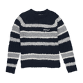 Nahmias Striped Knit Crewneck "Black"